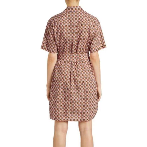 NWOT Burberry Addy Check Cotton Shirt Dress 👗 - Size 4 - Picture 8 of 10